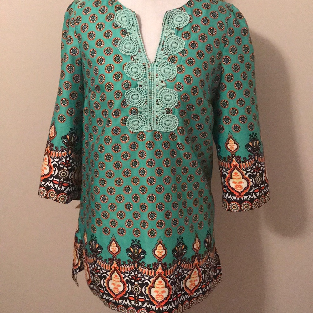 Tribal inspired tunic.